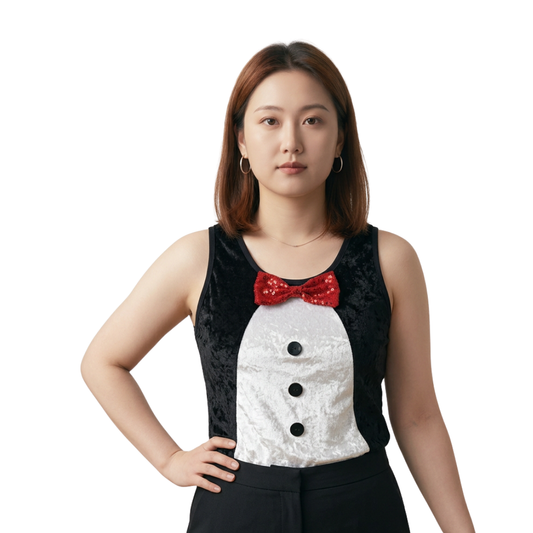 Jolly Penguin Racerback top