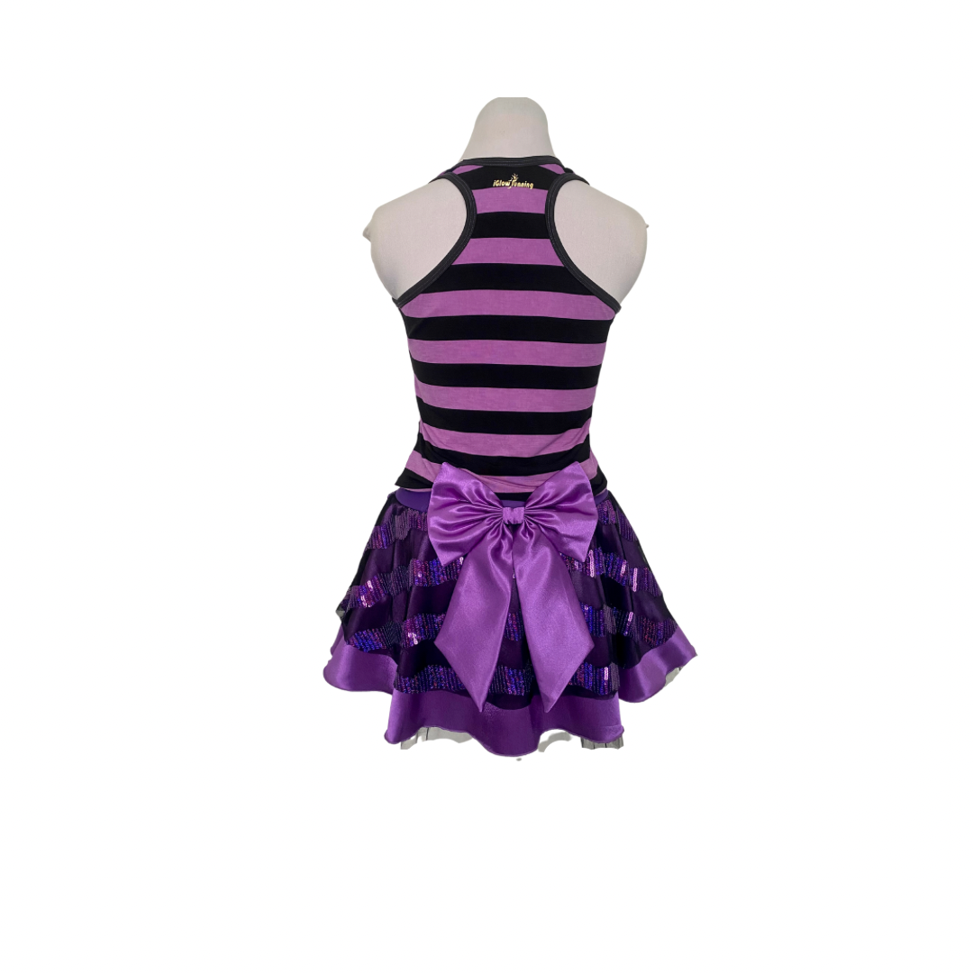 Purple Cat running skirt