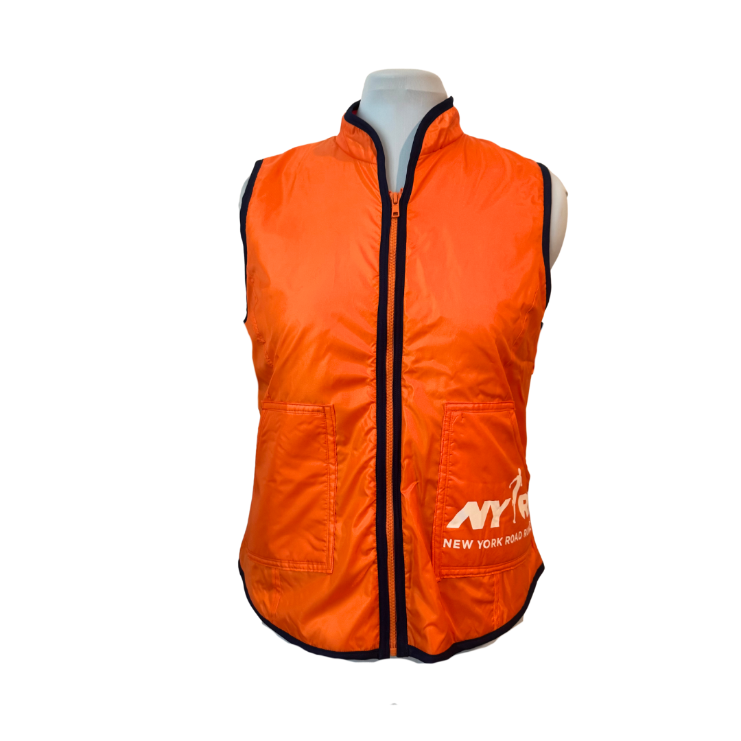 Custom made vest (made with customer's race poncho)