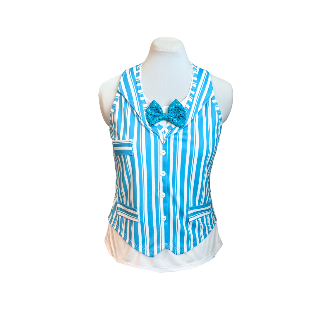 Dapper Dopey/Dapper Dan vest (with arm sleeves and bow)