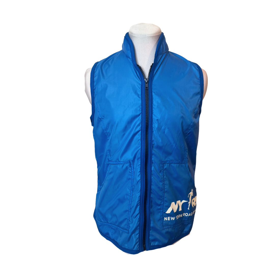 Custom made vest (made with customer's race poncho