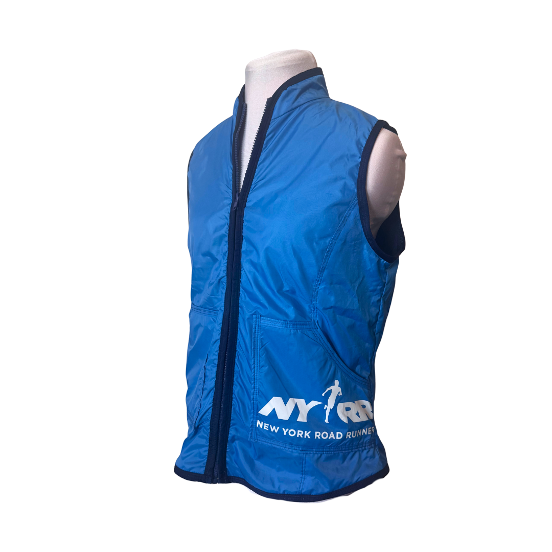 Custom made vest (made with customer's race poncho)