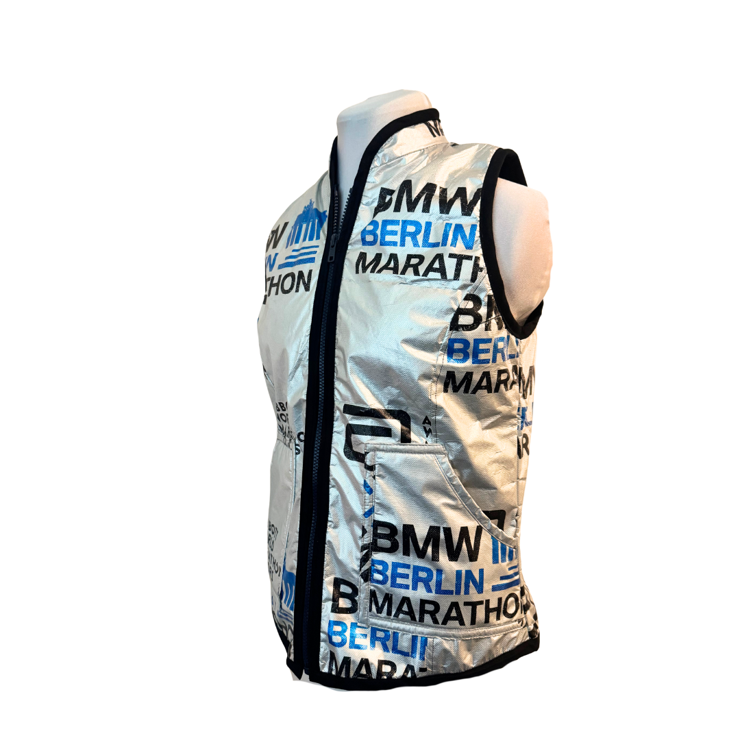 Custom made vest (made with customer's race poncho