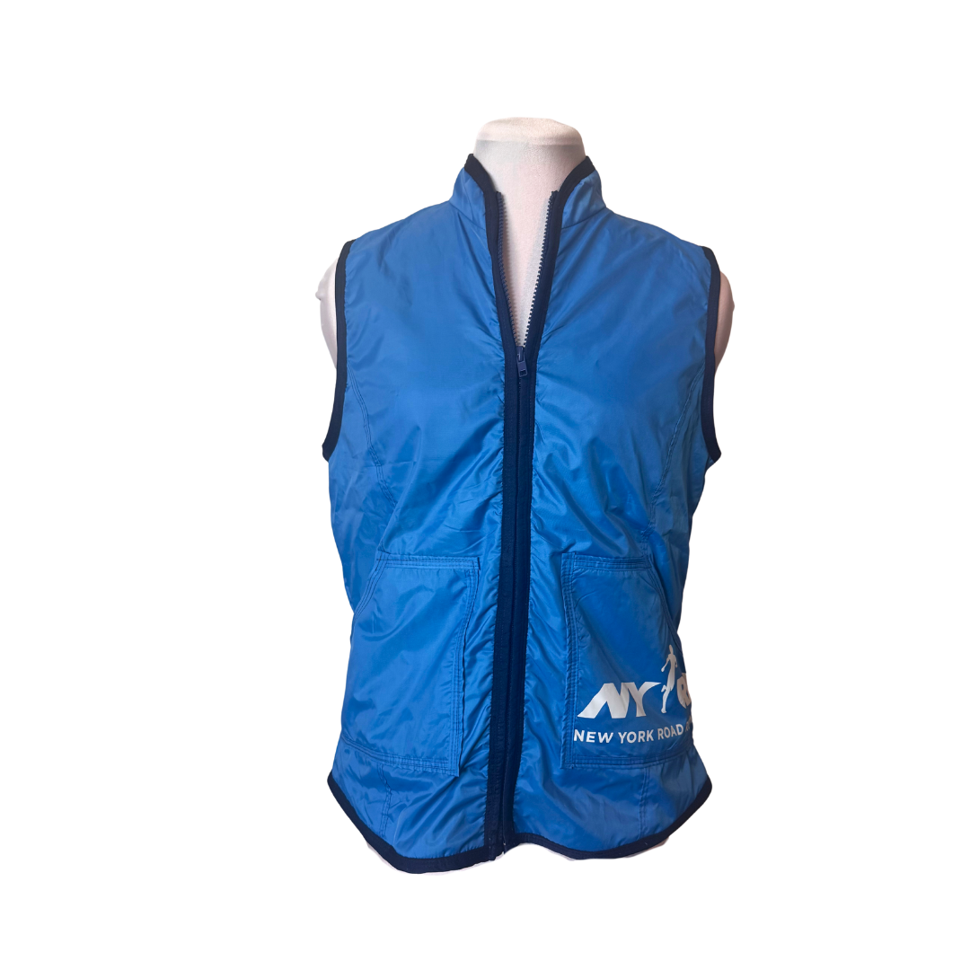 Custom made vest (made with customer's race poncho)