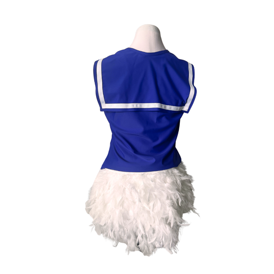 Sailor Duck set with feather skirt
