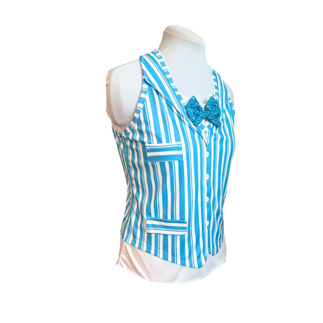 Dapper Dopey/Dapper Dan vest (with arm sleeves and bow)