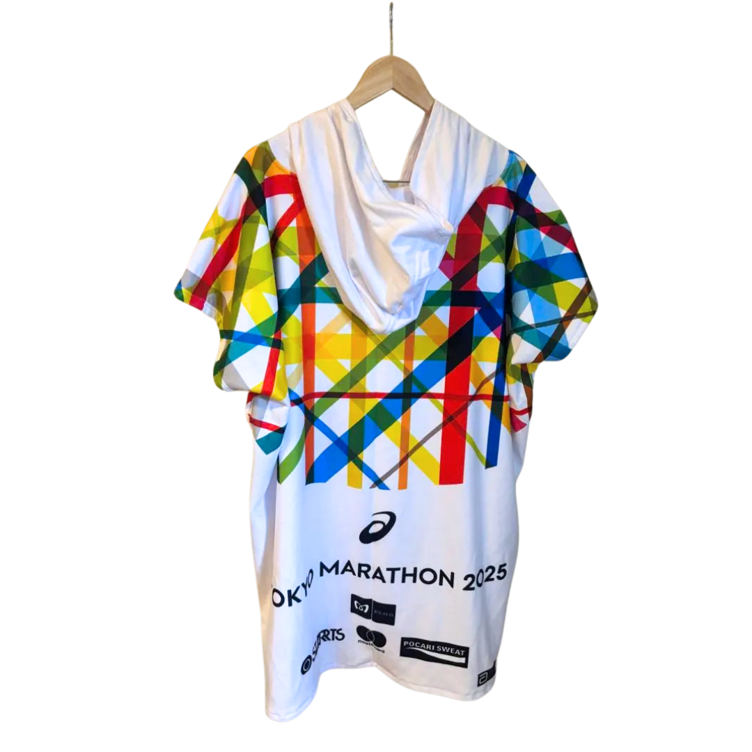 Custom made vest (made with customer's race poncho)