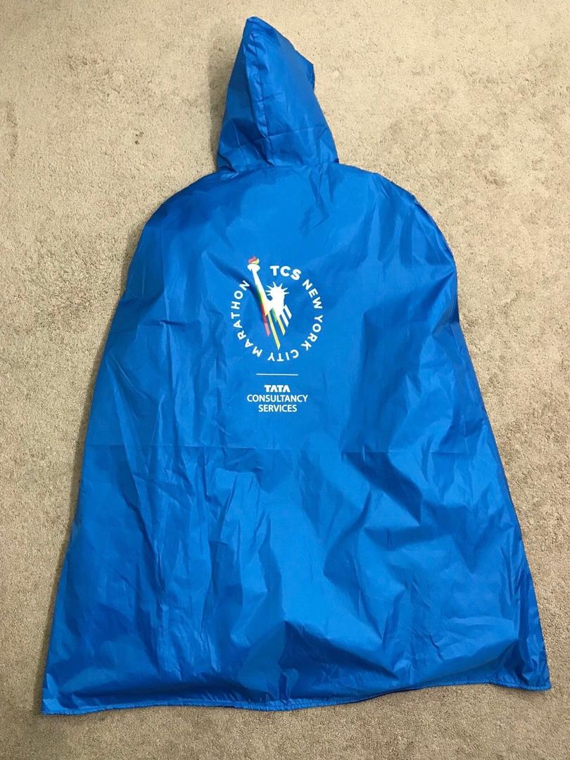 Custom made vest (made with customer's race poncho)