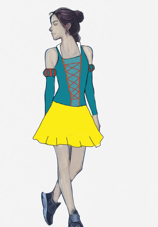 Snow White 2025 Complete outfit (Teal)