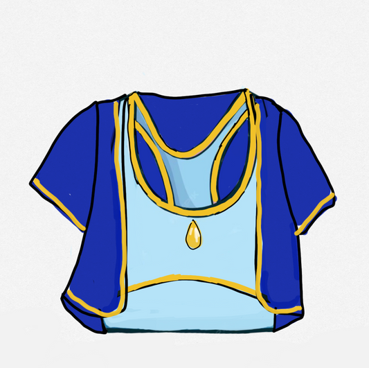 Reserved order: Custom Princess top and bolero jacket