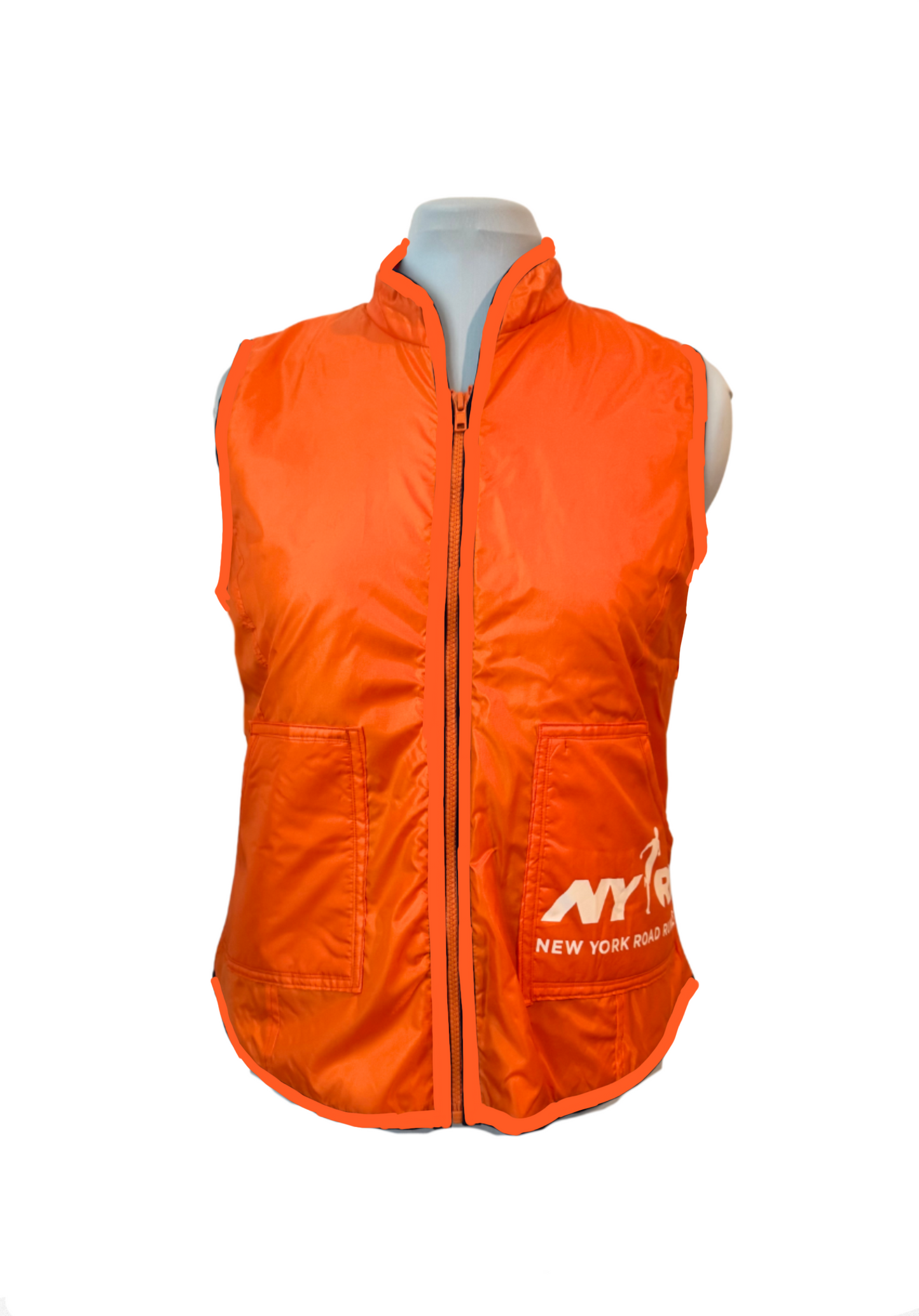 Custom made vest (made with customer's race poncho