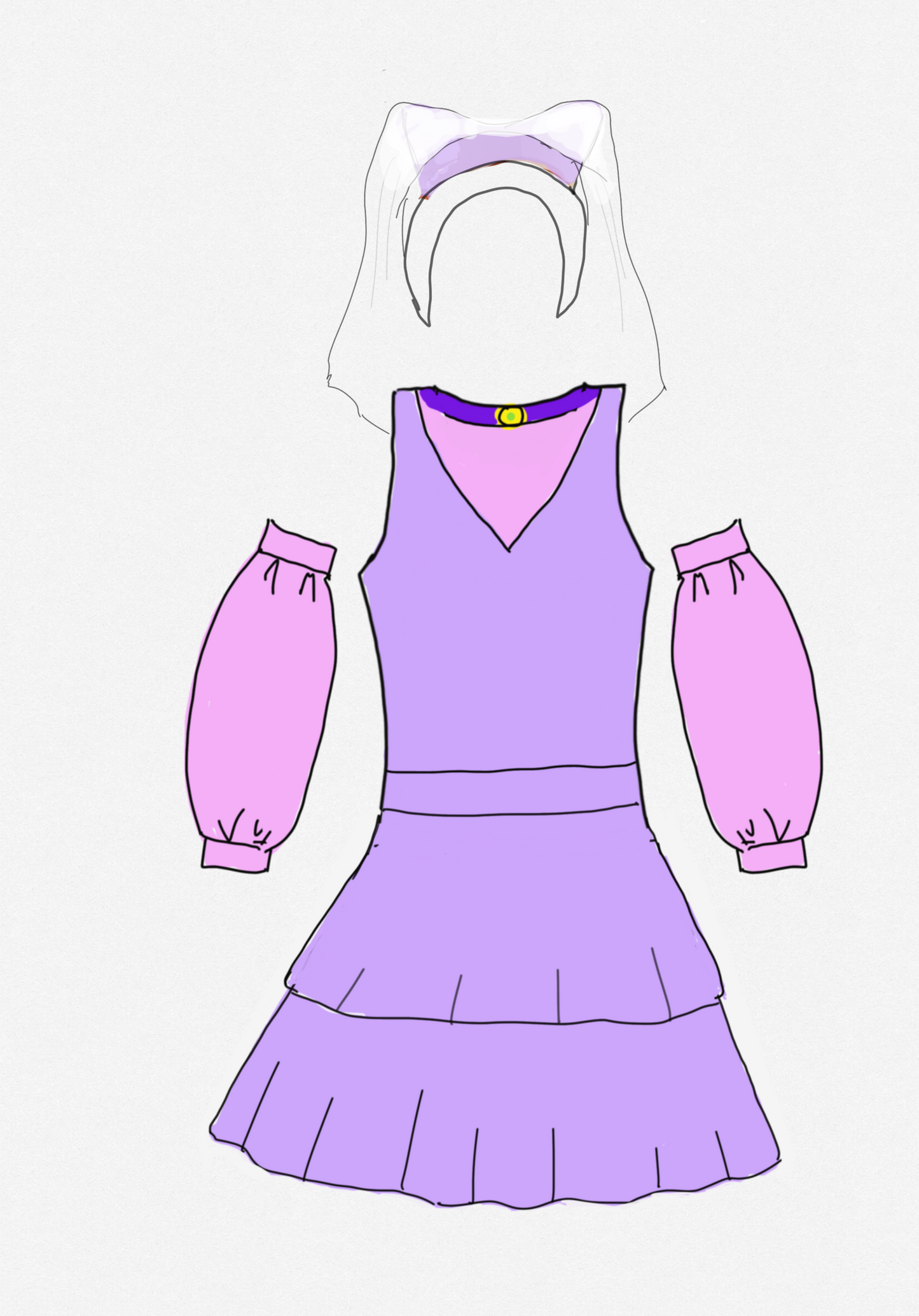 Reserved order for R. Peters: Marian (No shorts/ headpiece)
