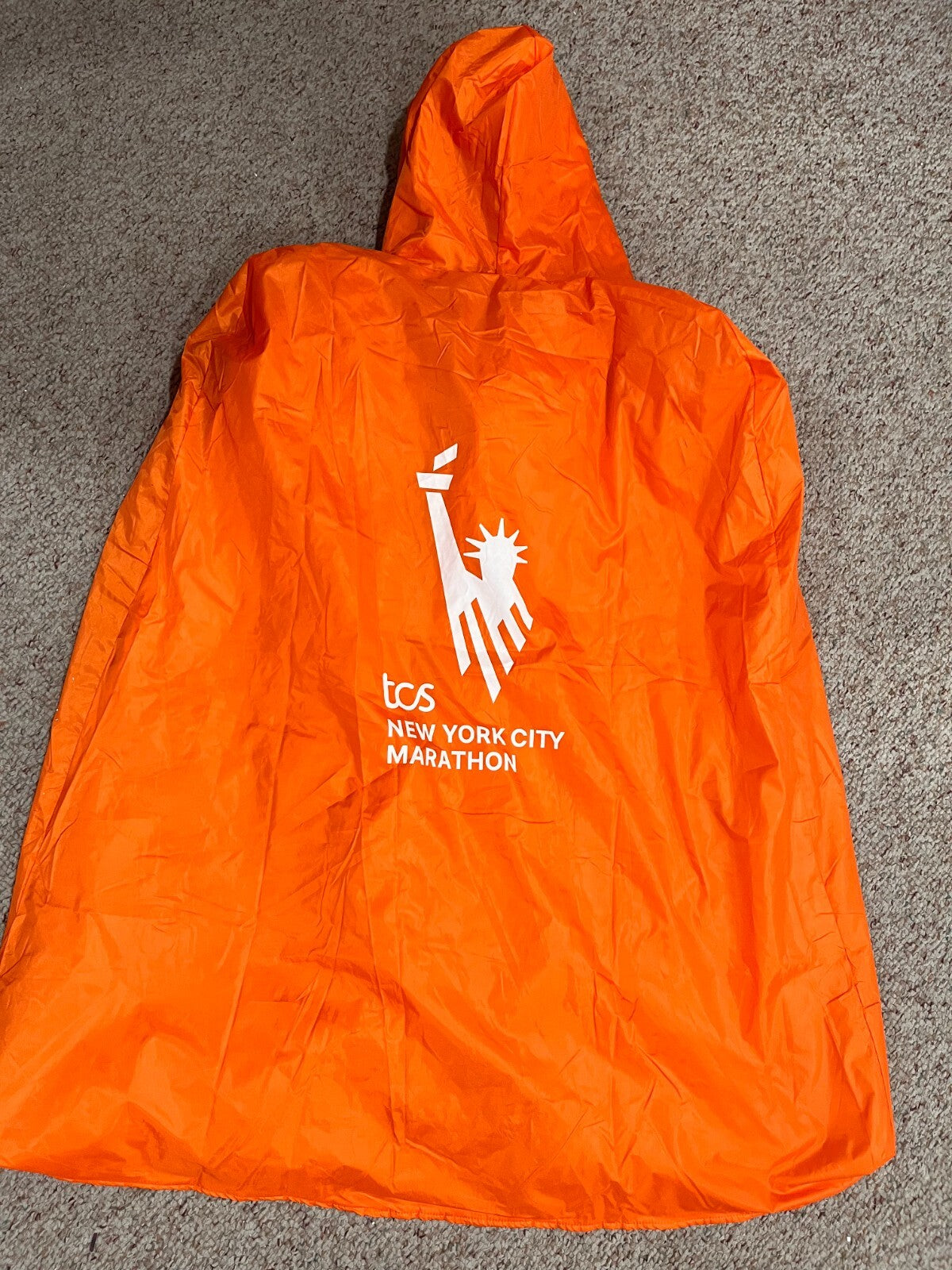 Custom made vest (made with customer's race poncho)