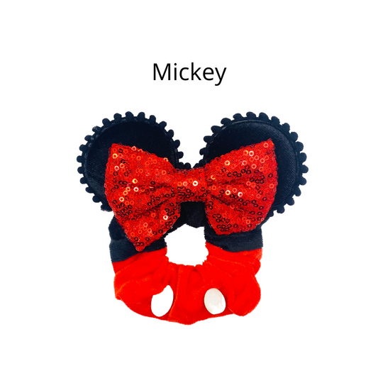 Mouse Ears Scrunchies Mickey